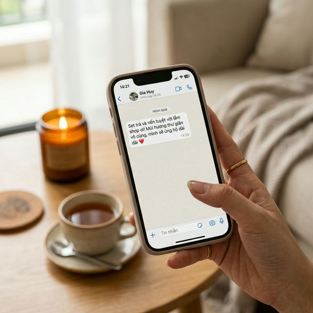 Phản hồi qua WhatsApp